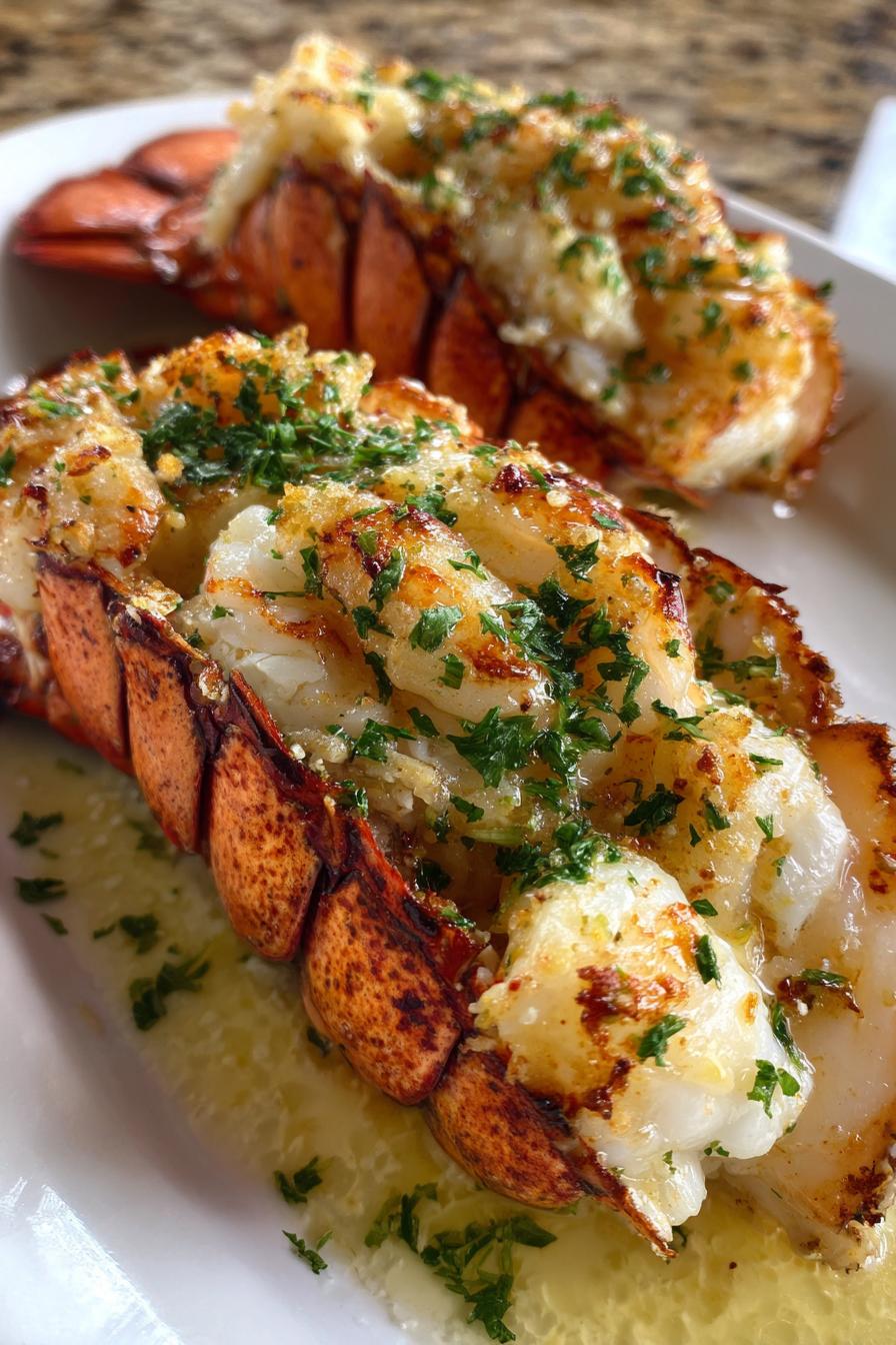 Lobster Tails with Garlic Butter - detail 1